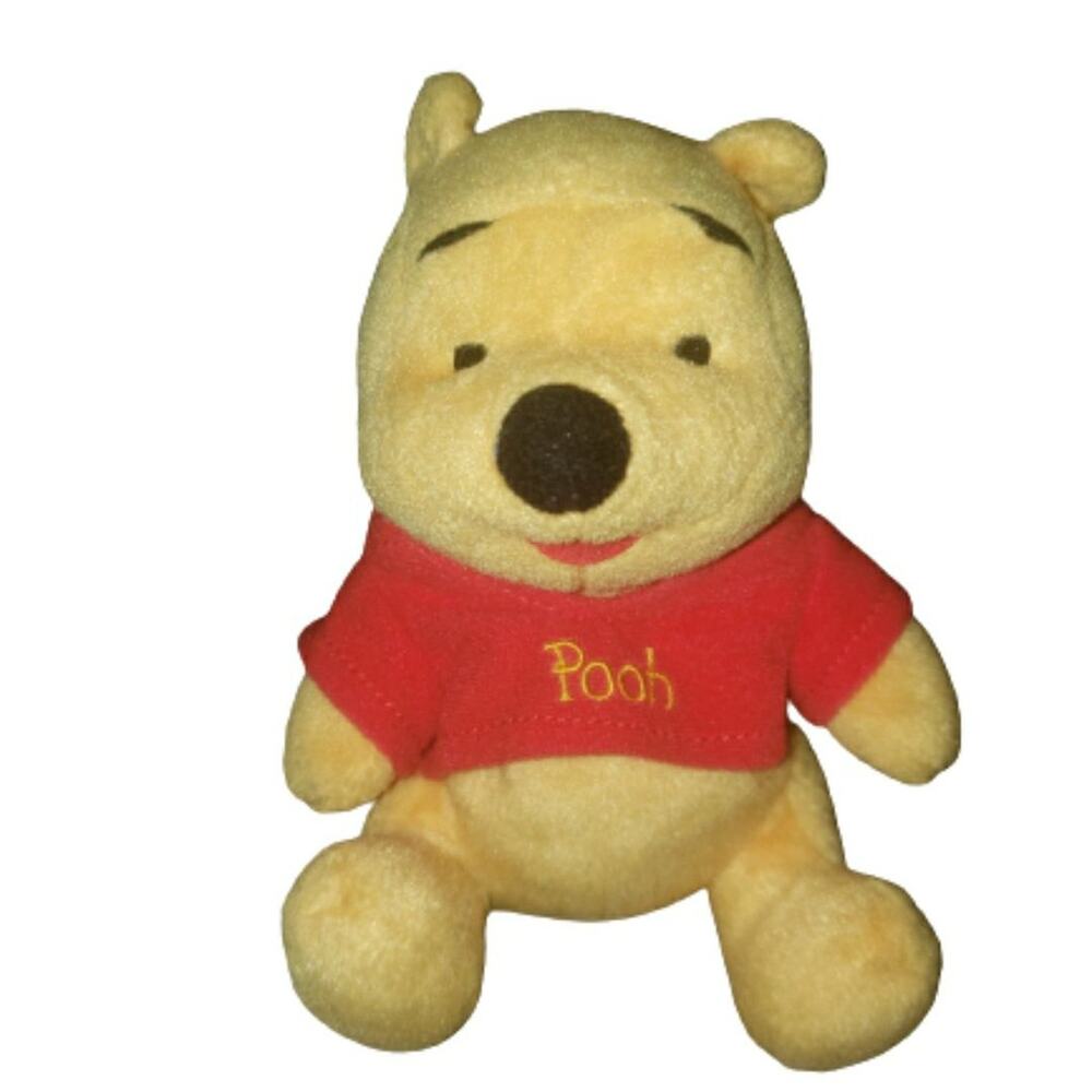 Disney  Mattel Classic Winnie The Pooh 8" Beanbag Plush